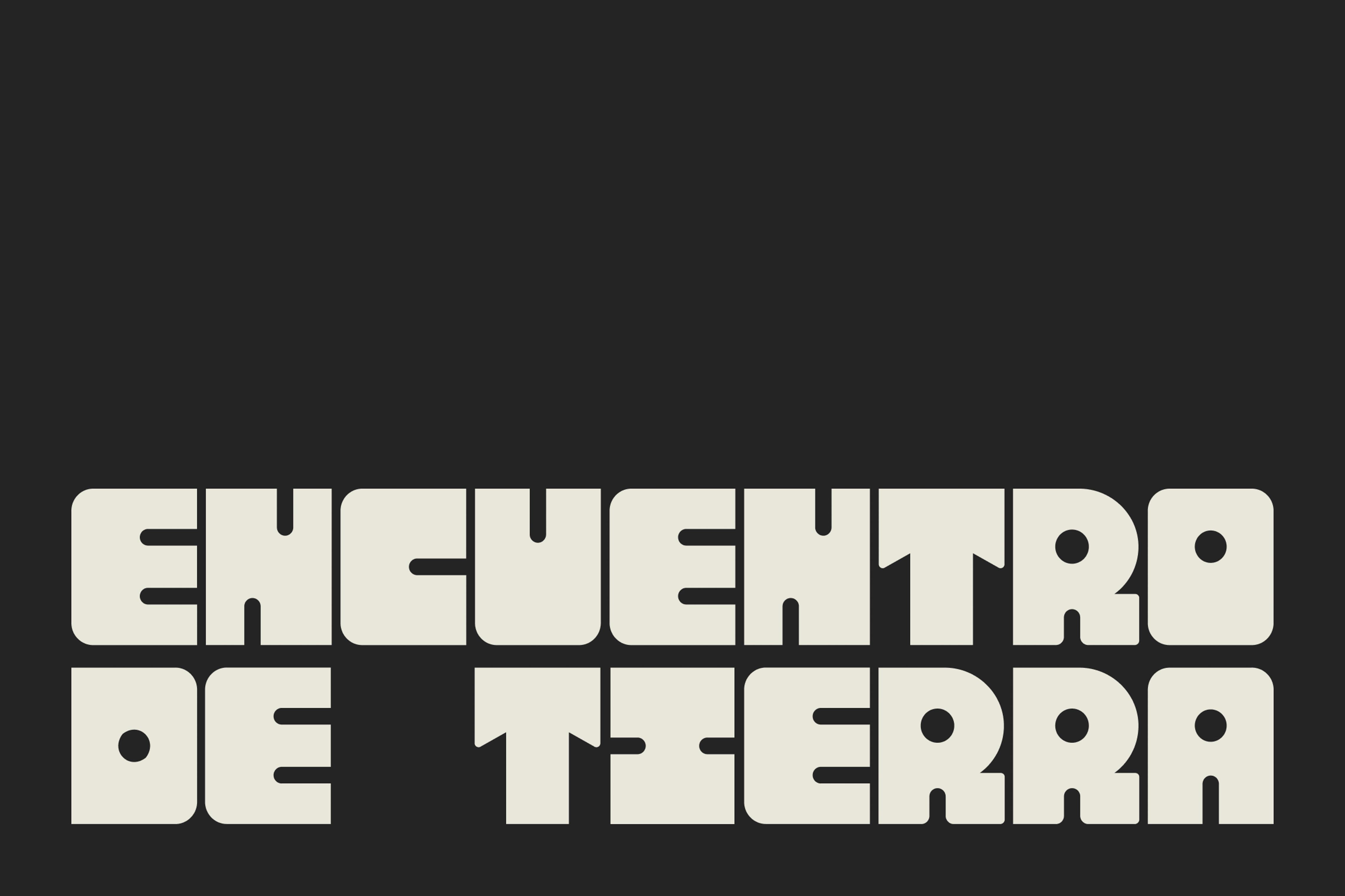 Encuentro de Tierra Wordmark