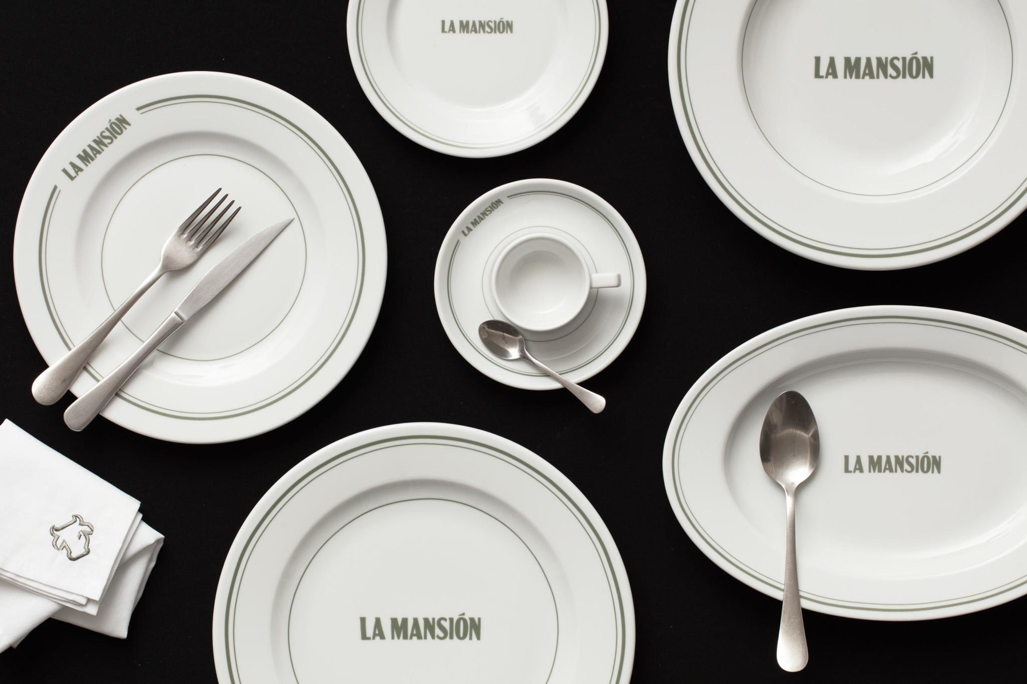 Ceramic ware for La Mansión restaurant